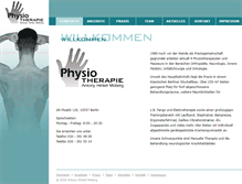Tablet Screenshot of berlinphysio.de